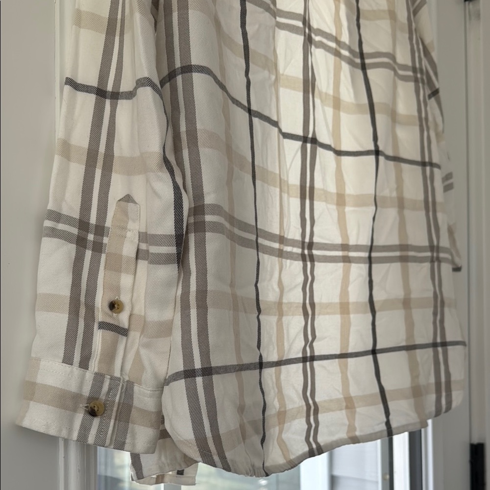 Plaid Button-Up Jacket - Picture 8 of 13